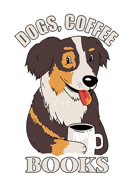 Dogs Books and Coffee