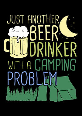 Drink Beer Camping Camper