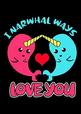 Narwhal Couple Love