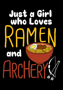 Girl ramen noodles archer