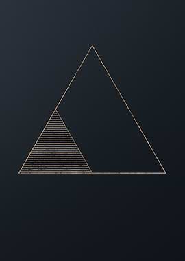 Gold Geometric Glyph