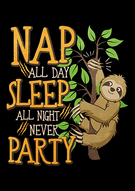 sloth funny lazy gift desi