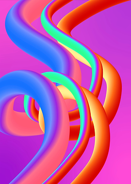 Colorful Abstract Knot