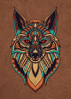 Mandala Fox