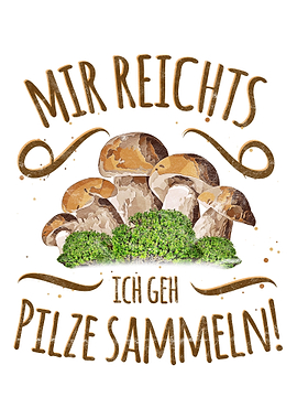 Wald Spruch fr Pilzsucher
