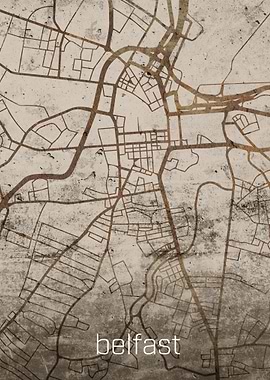 Belfast Rusty City Street