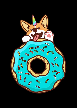 Cute Unicorn Puppie Welsh