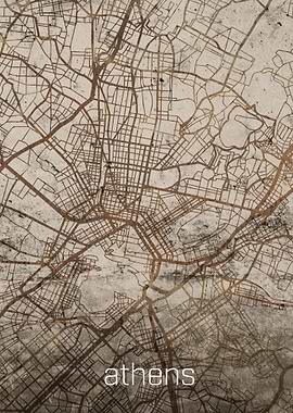 Athens Rusty City Street