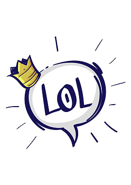 LOL King Speech Bubble