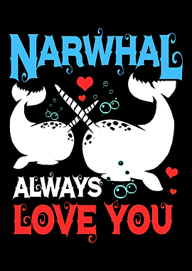 Narwhal Couple Love