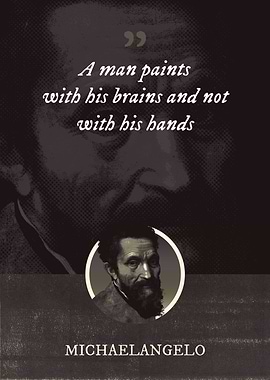 A man paints with his