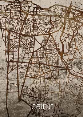 Beirut Rusty City Street