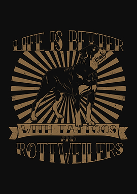 Rottweiler And Tattoos