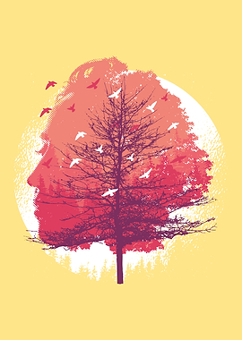 Head Tree Face Forest