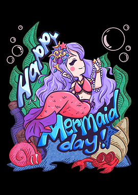 Happy Mermaidday Mermaid S