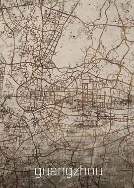 Guangzhou Rustic City Map