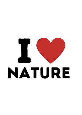 I Love Nature Simple Heart