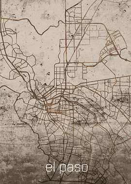 El Paso Rustic City Street