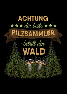 Pilze Motiv fr Sammler