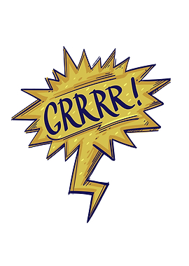 GRRR Speech bubble