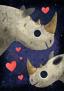Cute Rhinos
