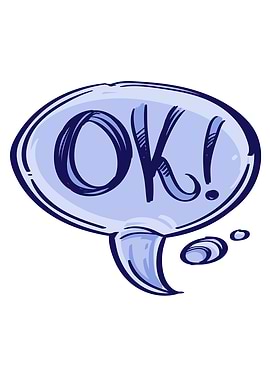 OK Speech Bubble