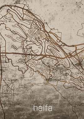 Haifa Rustic City Street