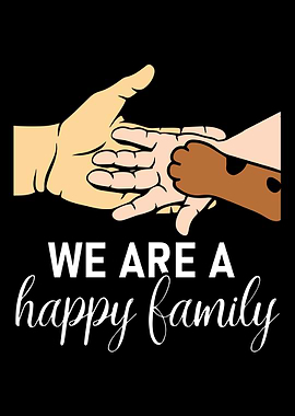 We are a happy family Dog