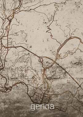 Genoa Rustic City Street