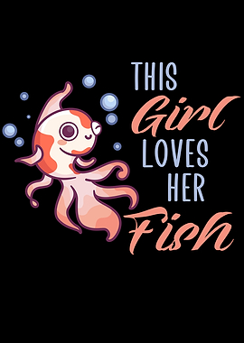 This girl loves her fish