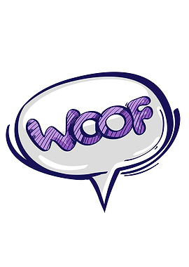 WOOF Speech Bubble