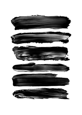 Brush Strokes in Black