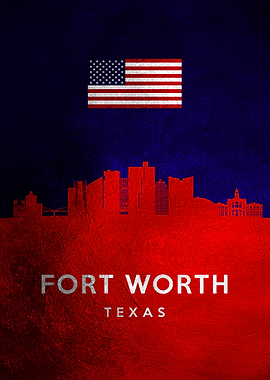 Fort Worth Texas Skyline