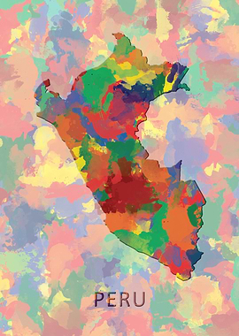 Peru Outline Map