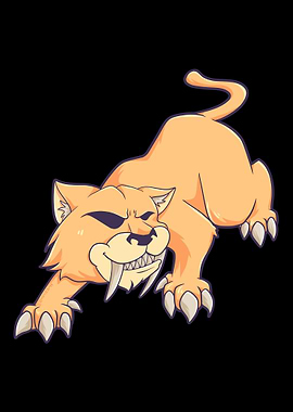 Sabertoothed tiger Smilod