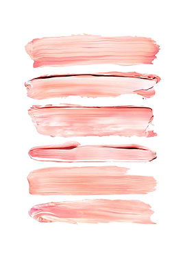 Brush Strokes in Pink