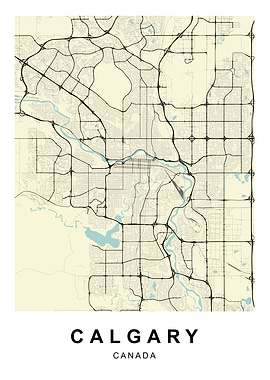 Calgary City Map
