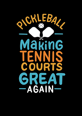 Pickleball Making Tennis