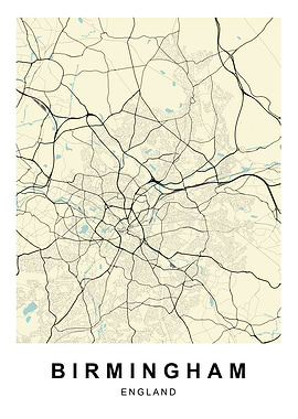 Birmingham City Map