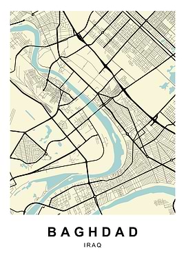Baghdad City Map