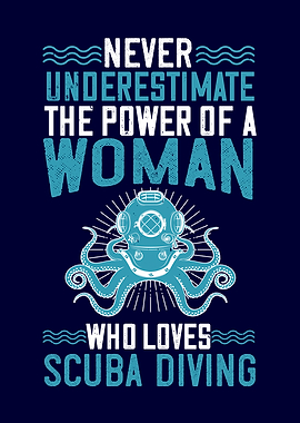 A Woman Loves Scuba Diving