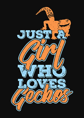 Gecko Animal Girl Design