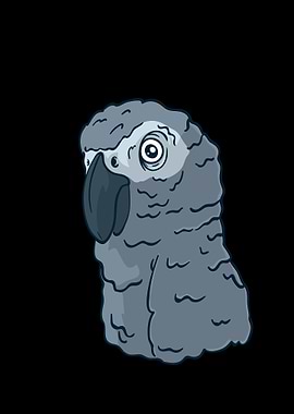 Gray Parrot I Do Whatever