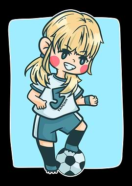 Football blonde girls spor