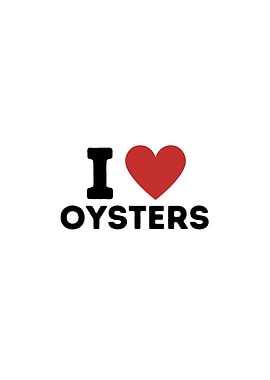 I Love Oysters Simple