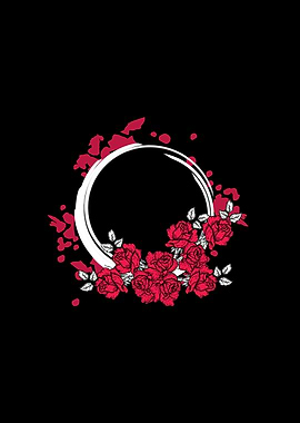 Zen Circle With Roses