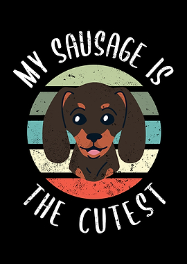 Cute Sausage Dog Gift