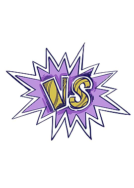 Versus Color Illustration