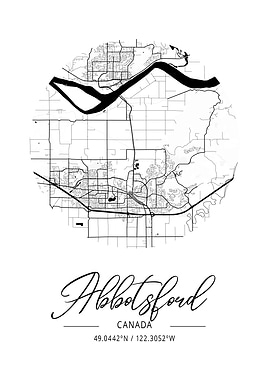 Abbotsford Area City Map