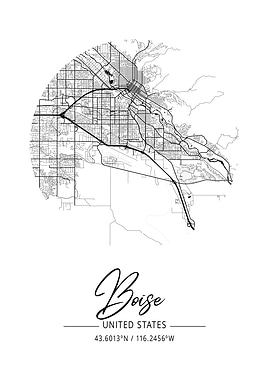 Boise Area City Map